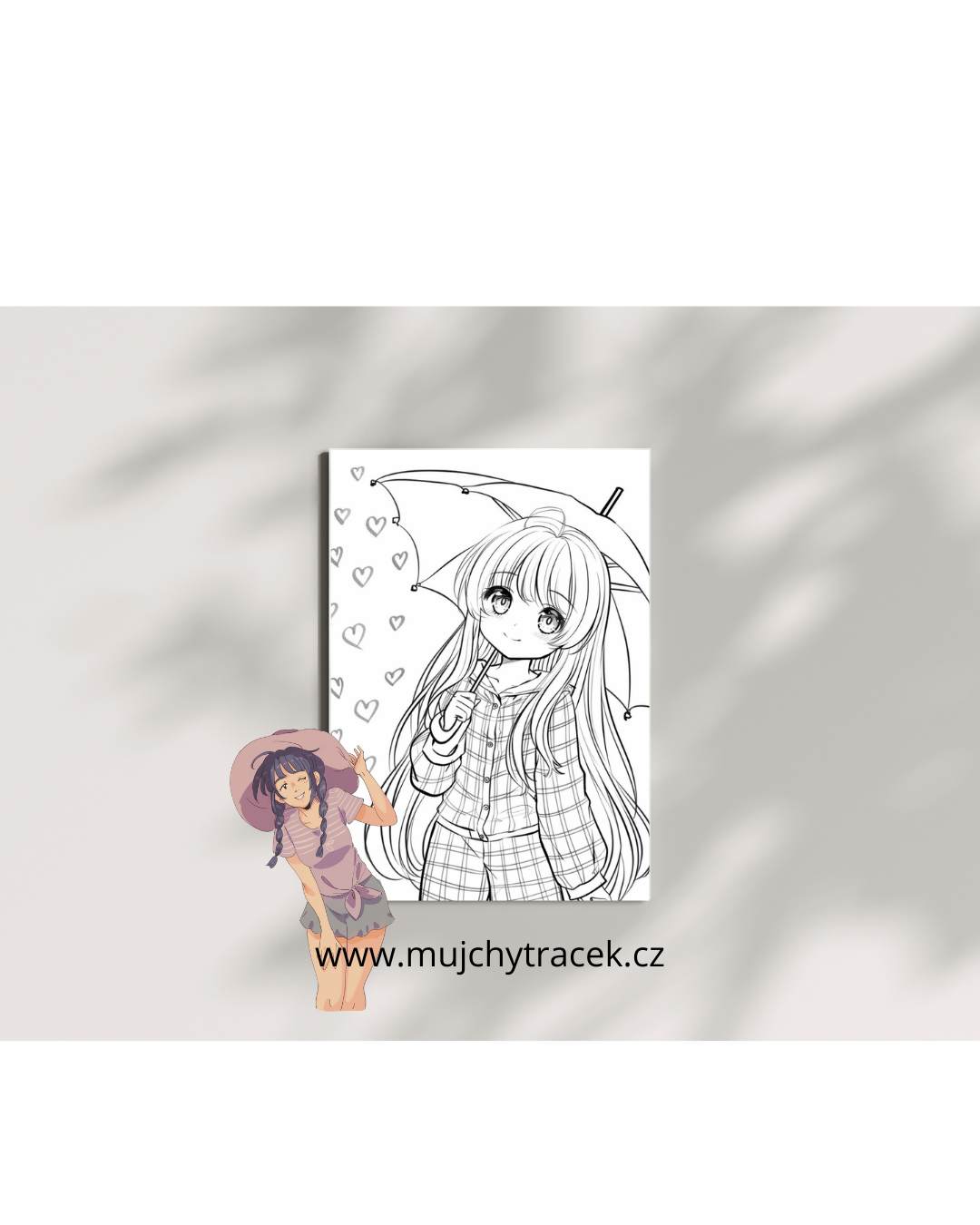 Anime omalovánky – Roztomilé dívky (442 stran)