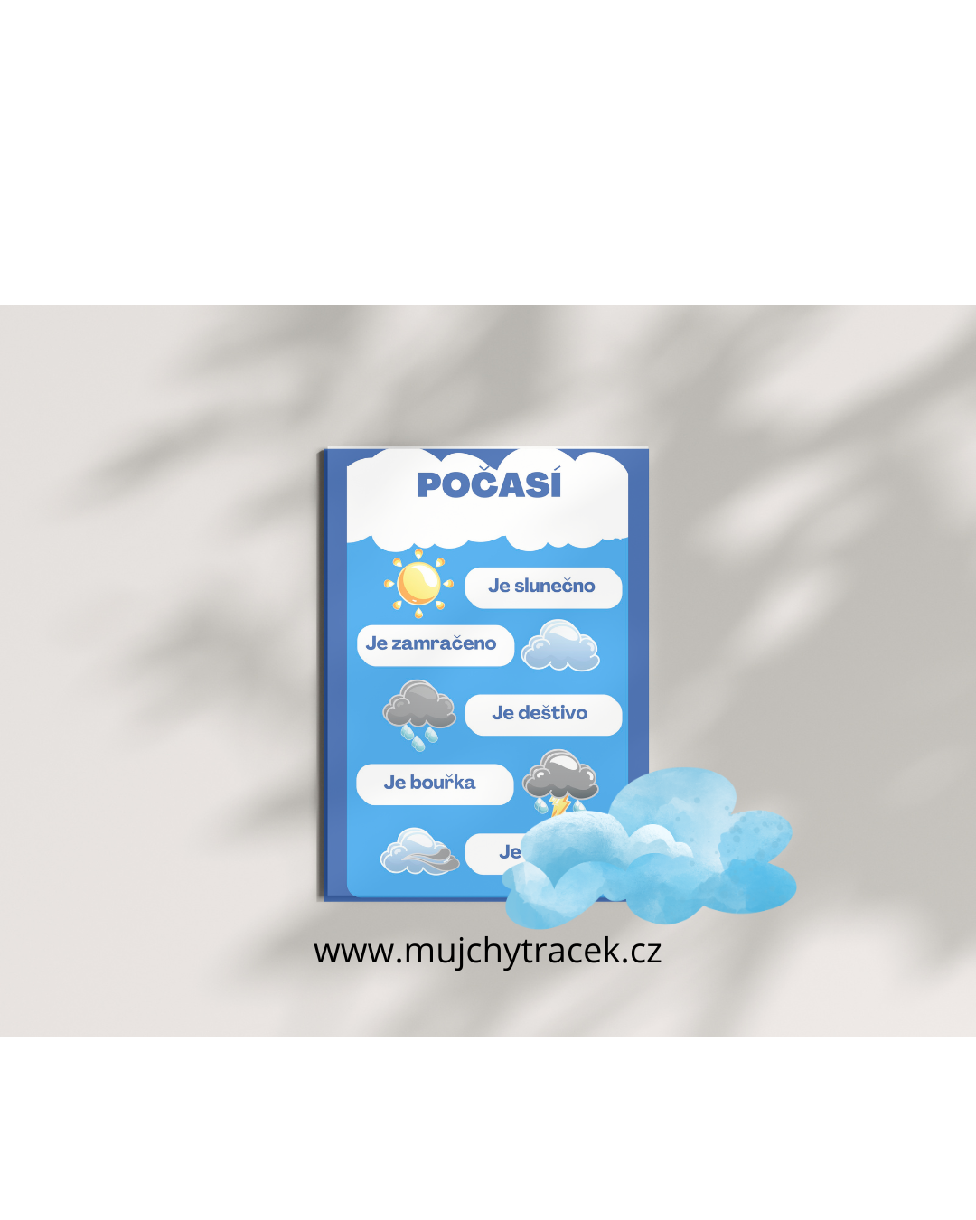Kartičky s počasím – 8 vzdělávacích stran pro děti
