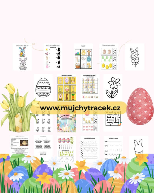 Velikonoční aktivity pro děti (3–6 let) – PDF 43 stran