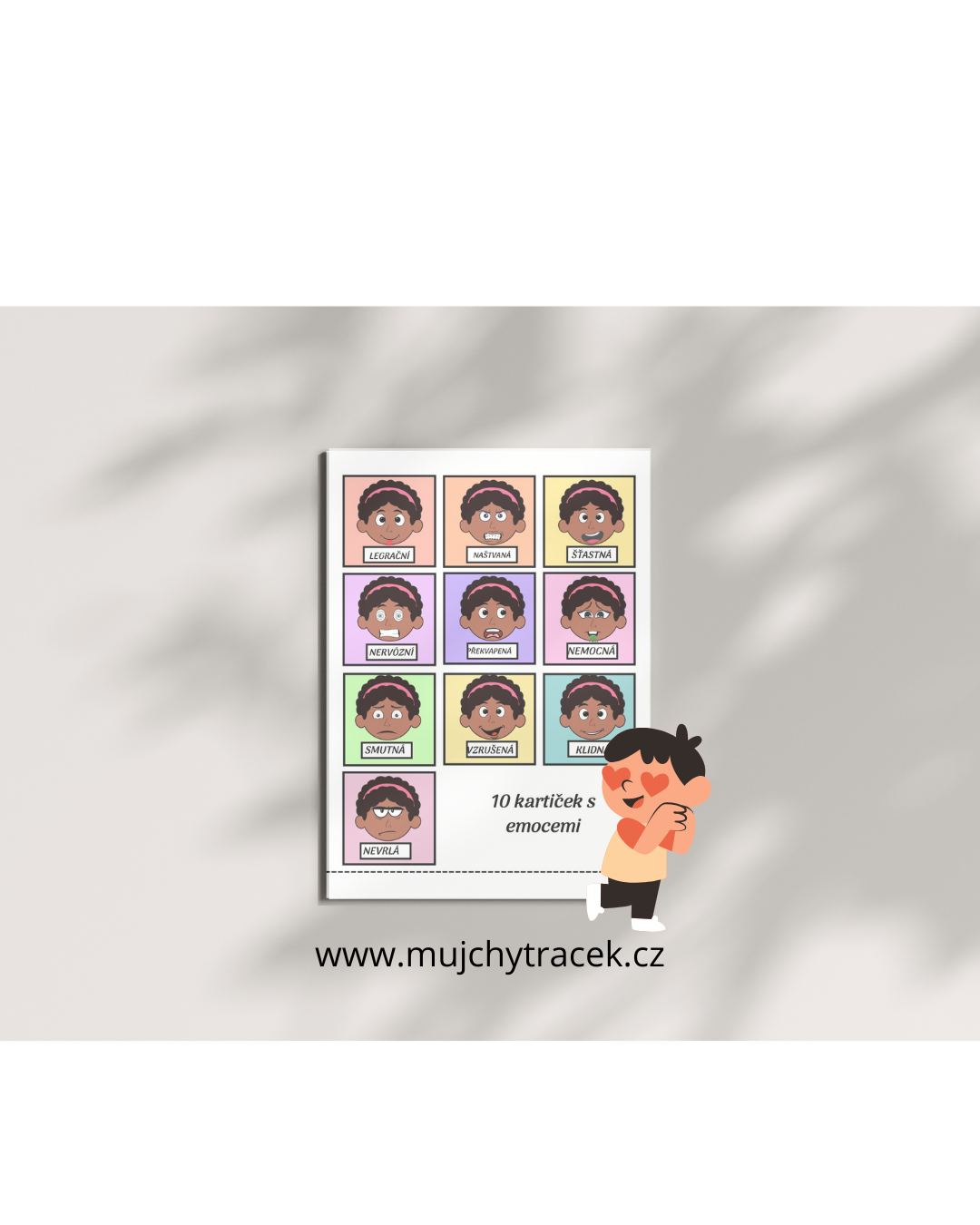 Vystřihovací hra: Nauč se emoce – 20 stran