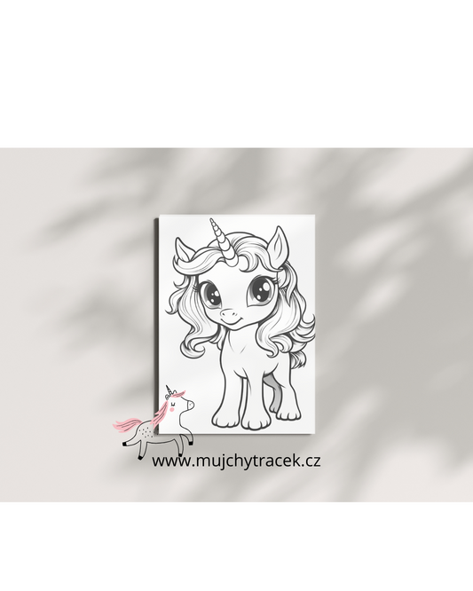 Omalovánky Jednorožci – 192 stran kouzelné zábavy
