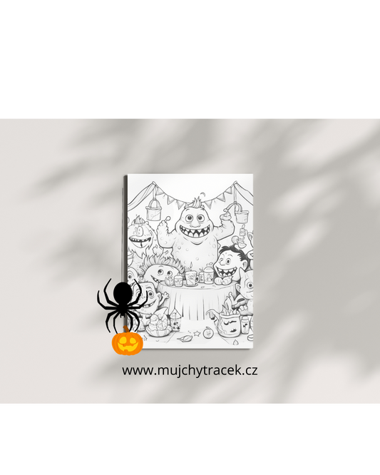 Halloween omalovánky – 455 stran zábavy!