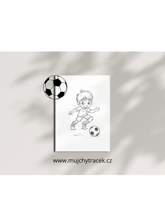 Fotbalové omalovánky – 126 stran pro malé i velké fanoušky