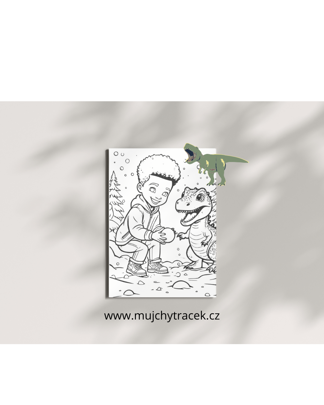 Dinosauří omalovánky – Dobrodružství v pravěku! (40 stran)