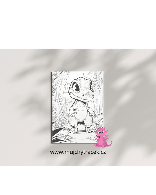 Dinosauři a draci – Velká sbírka omalovánek (352 stran)