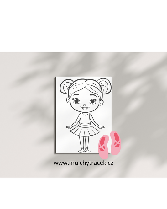 Omalovánky – Malé baletky (10 stran)