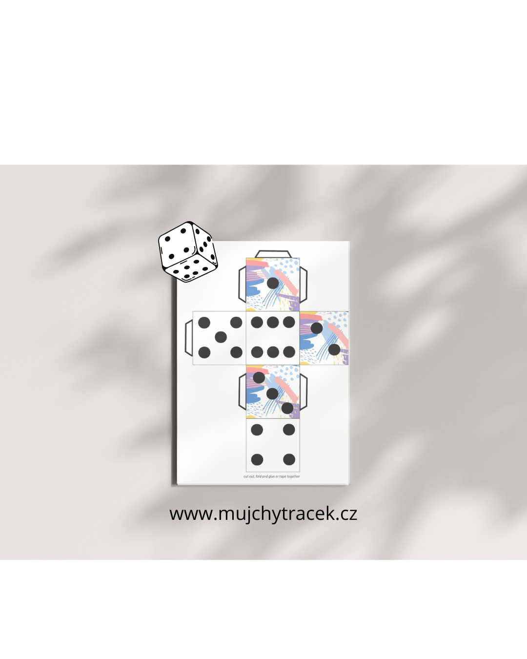 Zábavné deskové hry k vytištění + vlastní hrací kostky (66 stran)