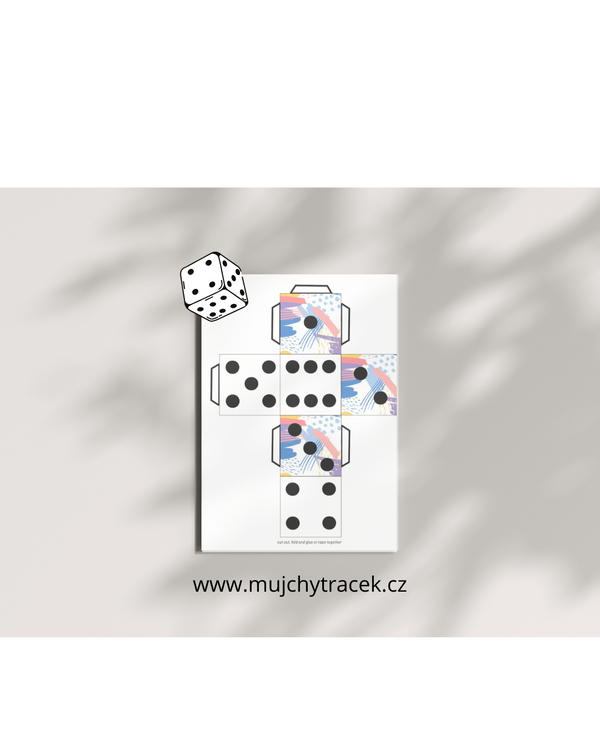 Zábavné deskové hry k vytištění + vlastní hrací kostky (66 stran)