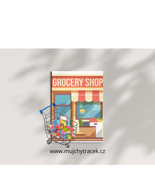 Nakupujeme! Hra na obchod s kartičkami a penězi (25 stran)