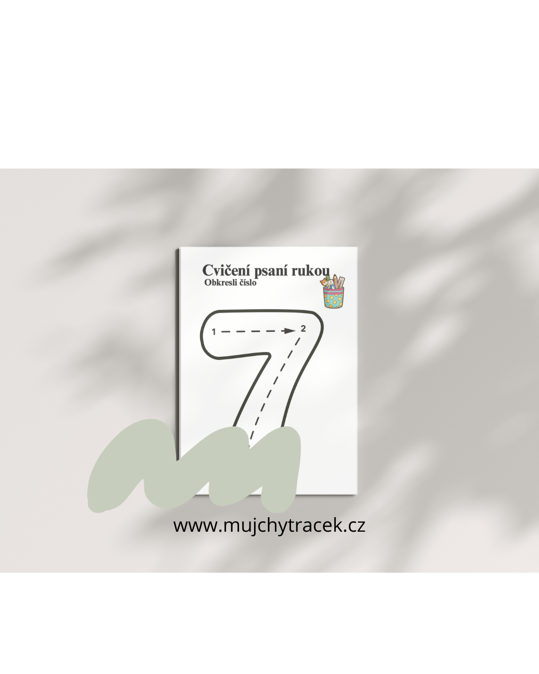 Pracovní listy – Obtahování, čísla a ovoce (25 stran)