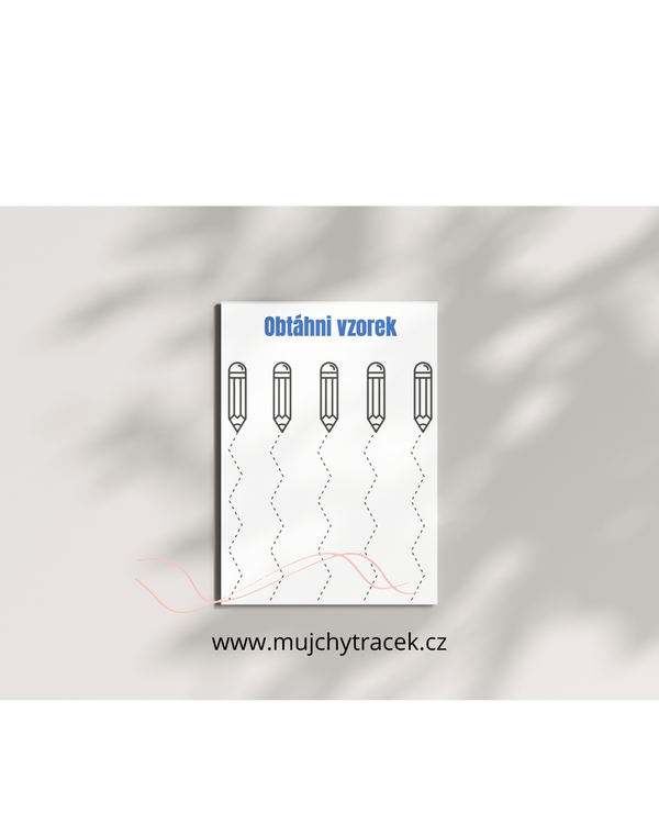 Pracovní listy – Obtahování čar a vzorů (89 stran)