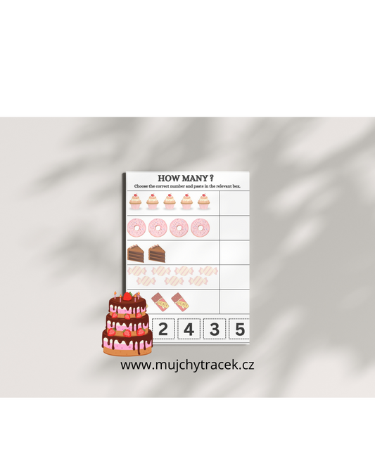 How Many? – Matematické cvičení v angličtině (90 stran)