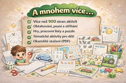 Aktivity kompletní sbírka  – 900+ stran PDF