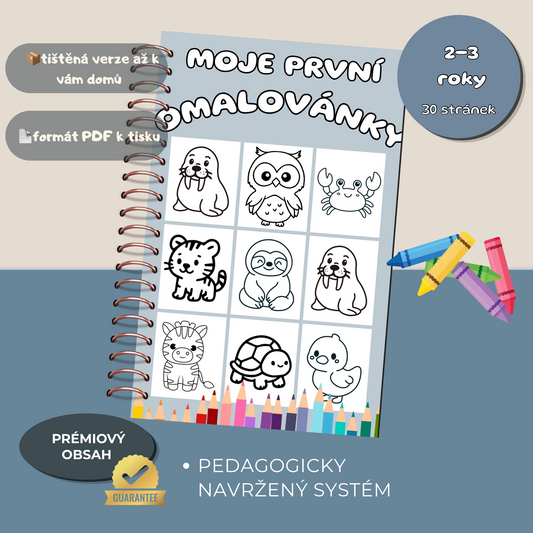 Moje první omalovánky (2 - 3 roky)