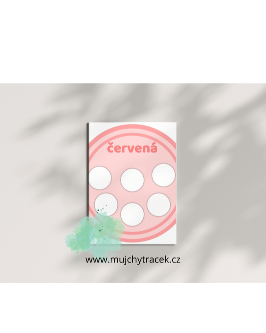 Poznávej barvy hravou formou – 12 stran k tisku