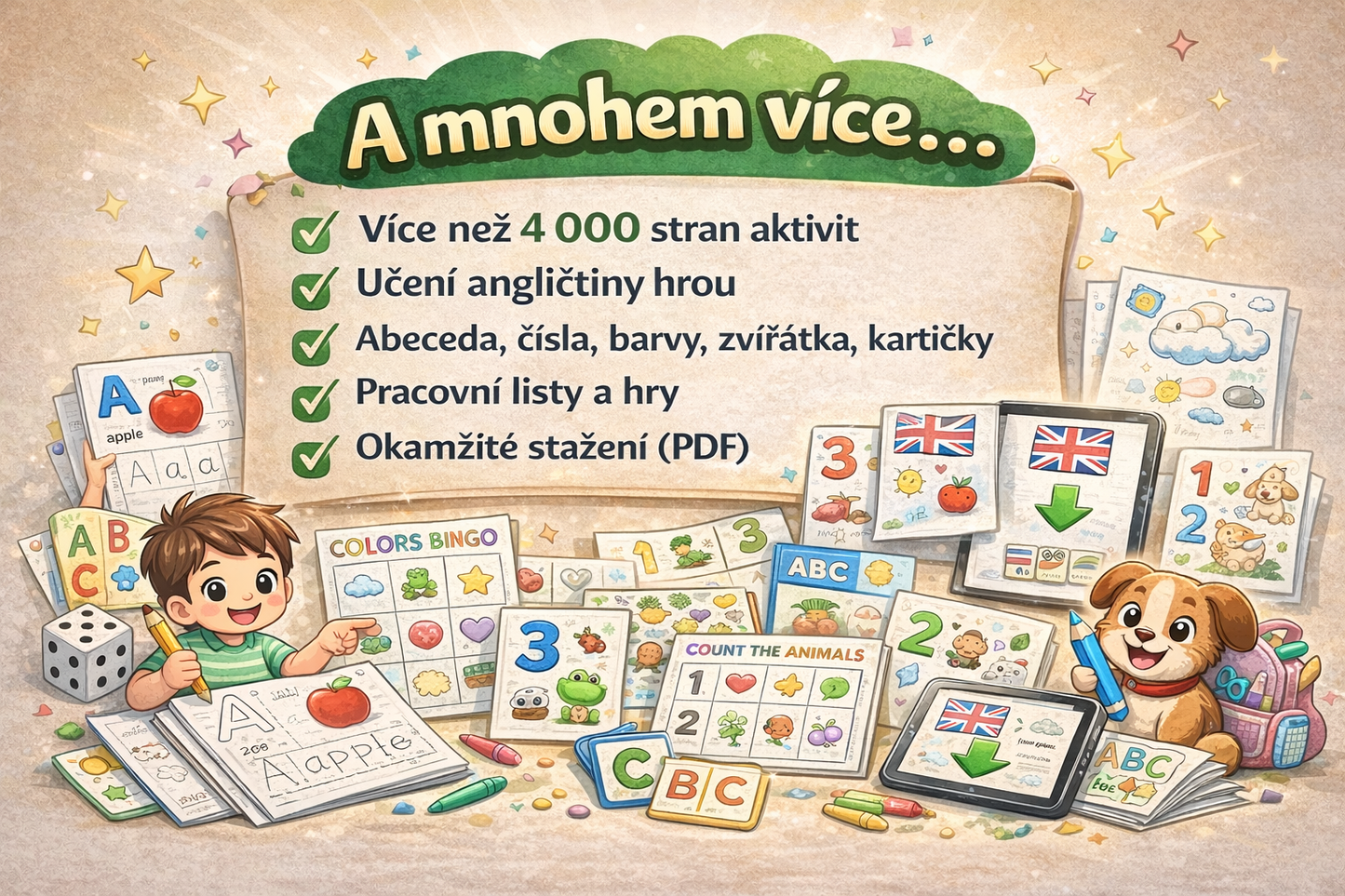 Angličtina kompletní sbírka – 4000+ stran PDF