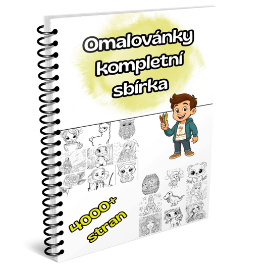 Omalovánky kompletní sbírka - 4000+ stran PDF