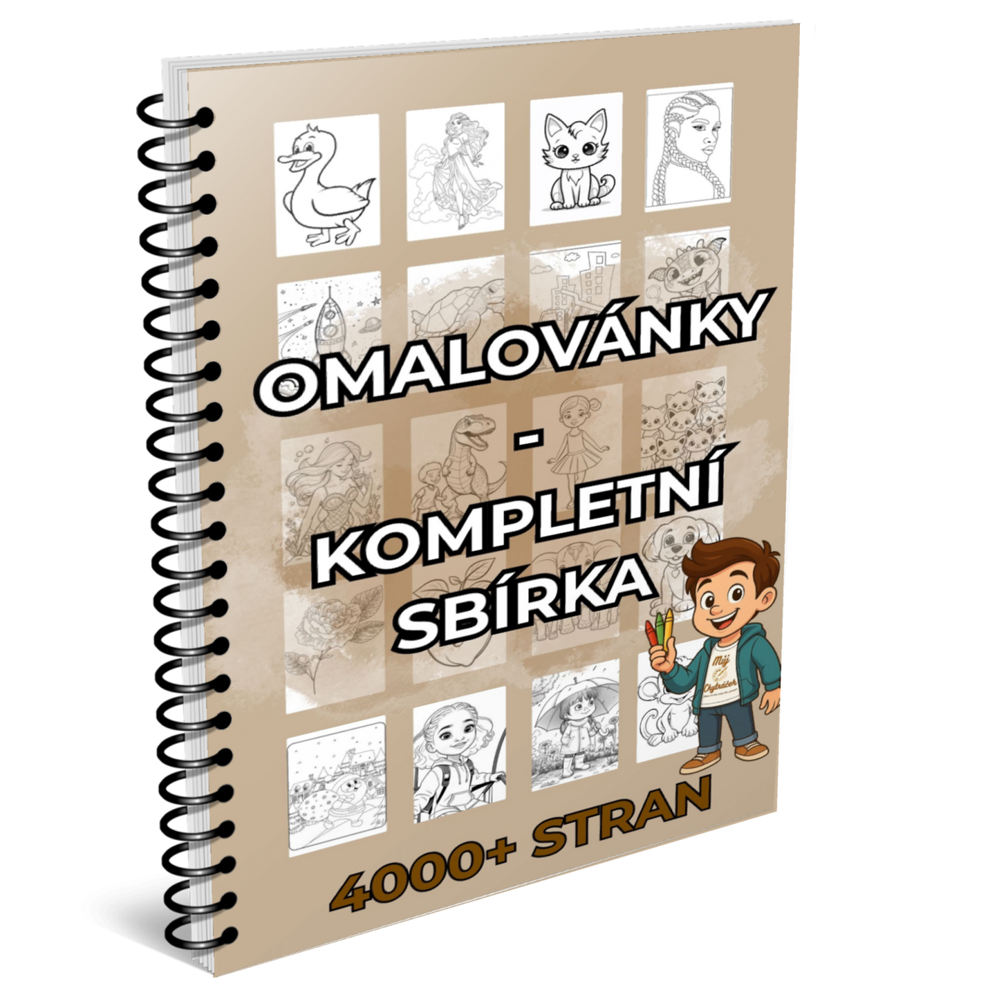 Omalovánky kompletní sbírka - 4000+ stran PDF