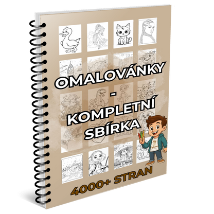 Omalovánky kompletní sbírka - 4000+ stran PDF