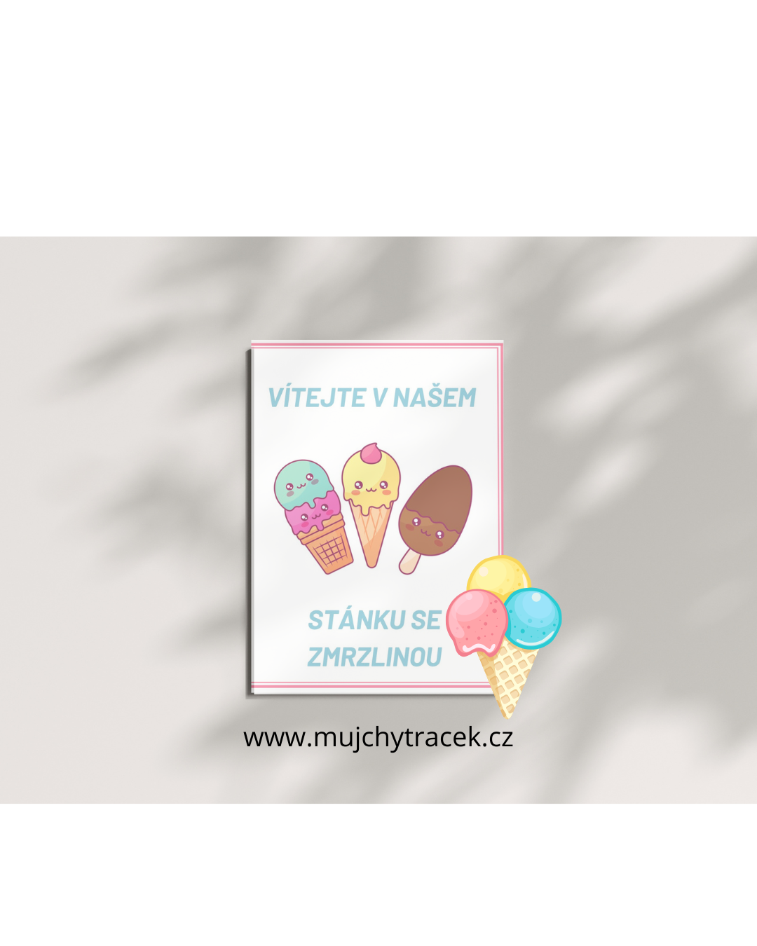 Hra na zmrzlinový stánek – Vystřihovánky a aktivity (11 stran)