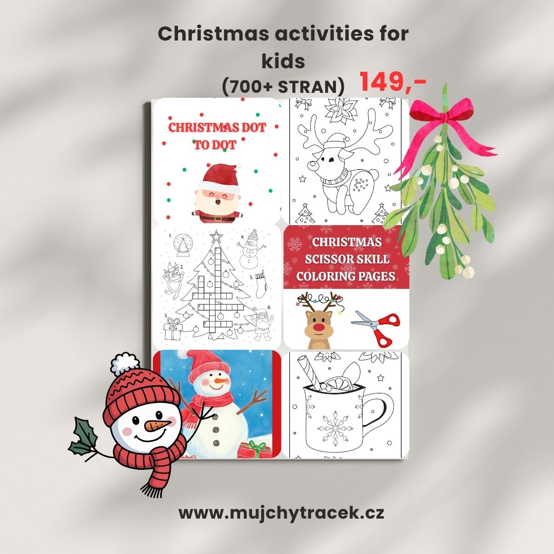 Christmas Activities for Kids – Vánoční PDF aktivity pro děti (700+ stran)