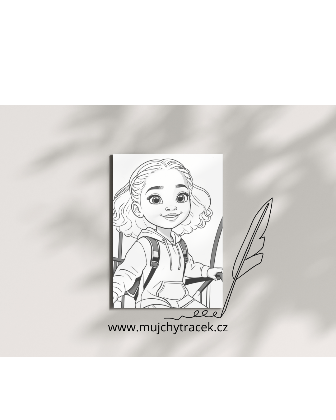 Omalovánky školačky (32 stran)